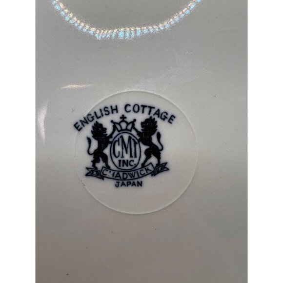 Vtg World Wide Quality English Cottage Plate - Picture 7 of 8